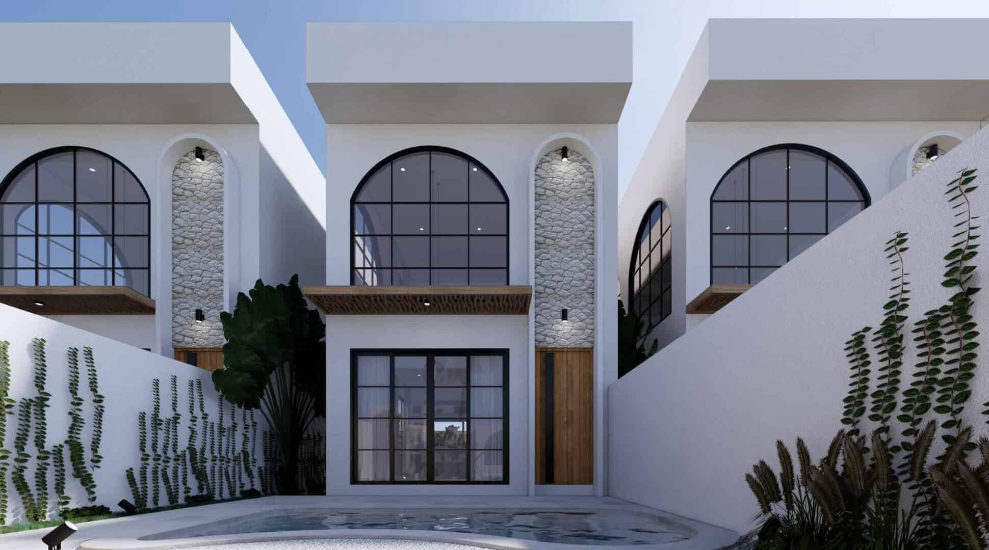 FULLY FURNISHED 1/2 BEDROOM VILLA FOR SALE LEASEHOLD IN SESEH BE-1015 